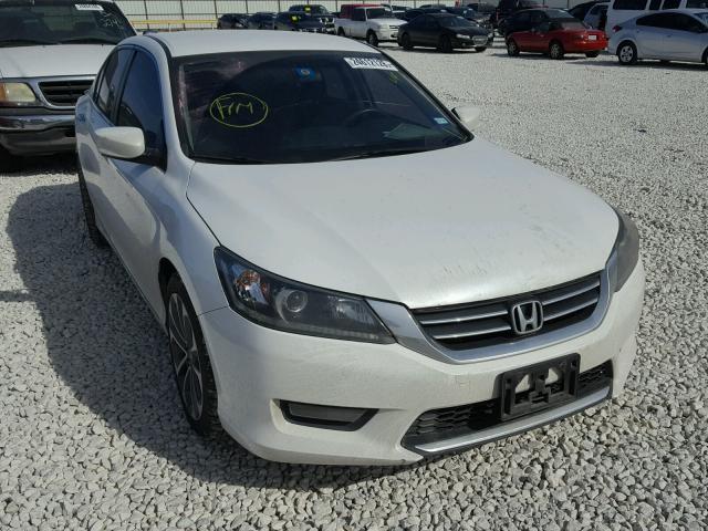 1HGCR2F59EA253418 - 2014 HONDA ACCORD SPO WHITE photo 1