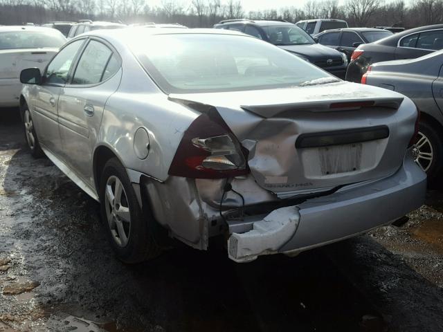 2G2WP522551174857 - 2005 PONTIAC GRAND PRIX SILVER photo 3