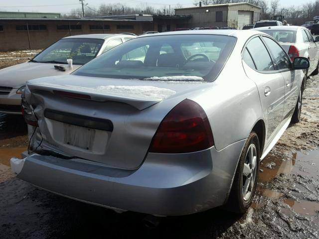 2G2WP522551174857 - 2005 PONTIAC GRAND PRIX SILVER photo 4