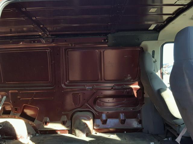 1FTNE24W79DA81456 - 2009 FORD ECONOLINE MAROON photo 6