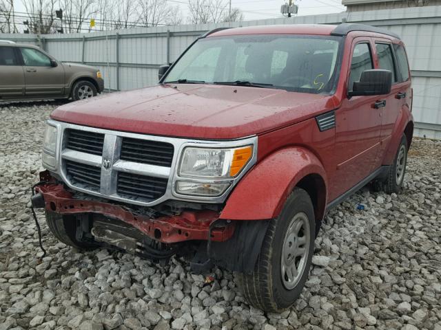 1D4PU2GK1BW521897 - 2011 DODGE NITRO SE MAROON photo 2