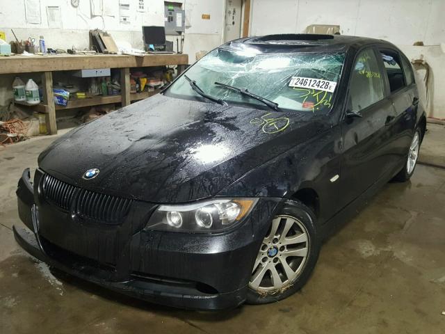 WBAVB17576NK37732 - 2006 BMW 325 I AUTO BLACK photo 2