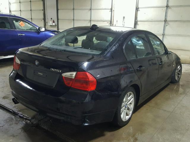 WBAVB17576NK37732 - 2006 BMW 325 I AUTO BLACK photo 4