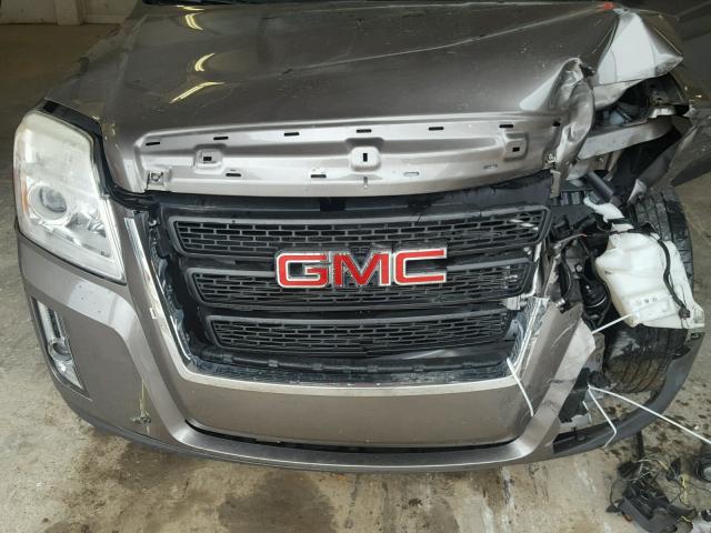 2CTALMEC9B6434471 - 2011 GMC TERRAIN SL BROWN photo 7