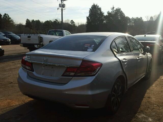 19XFB2F82EE021749 - 2014 HONDA CIVIC EX 银色 照片 4