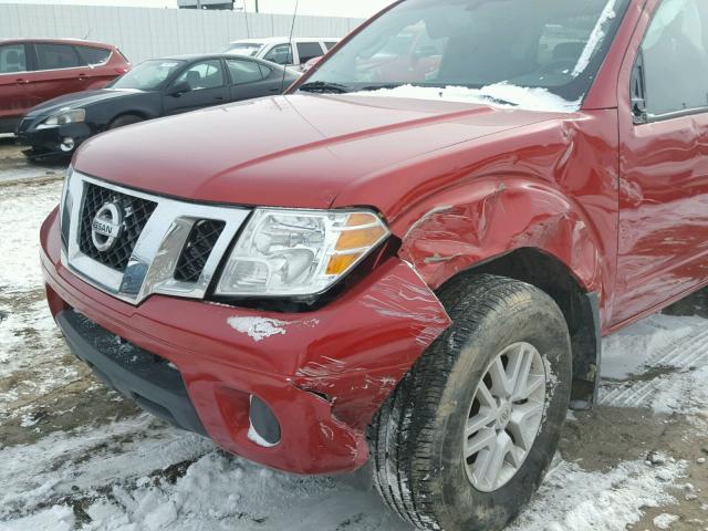 1N6AD0CW5GN795825 - 2016 NISSAN FRONTIER S RED photo 9