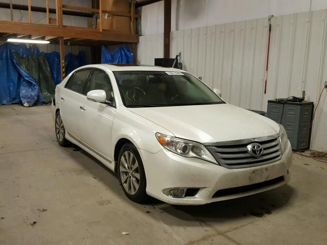 4T1BK3DB0BU384417 - 2011 TOYOTA AVALON BAS WHITE photo 1