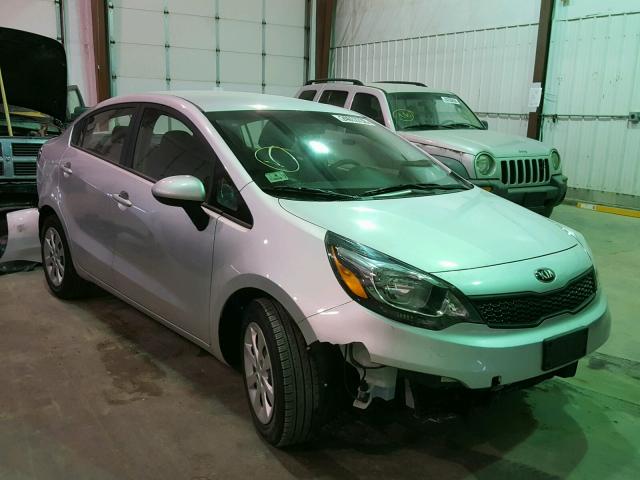 KNADM4A38G6695242 - 2016 KIA RIO LX Արծաթագույն լուսանկար 1