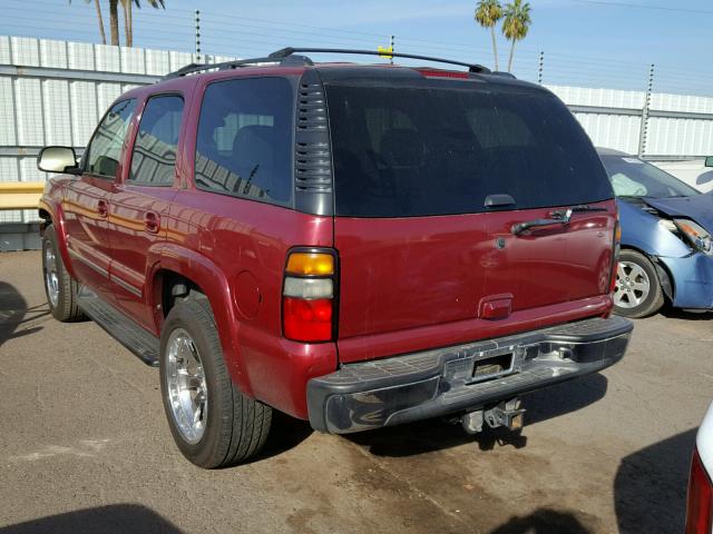 1GNEC13Z06R111415 - 2006 CHEVROLET TAHOE C150 MAROON photo 3