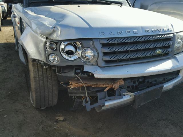 SALSF25487A117935 - 2007 LAND ROVER RANGE ROVE GRAY photo 9