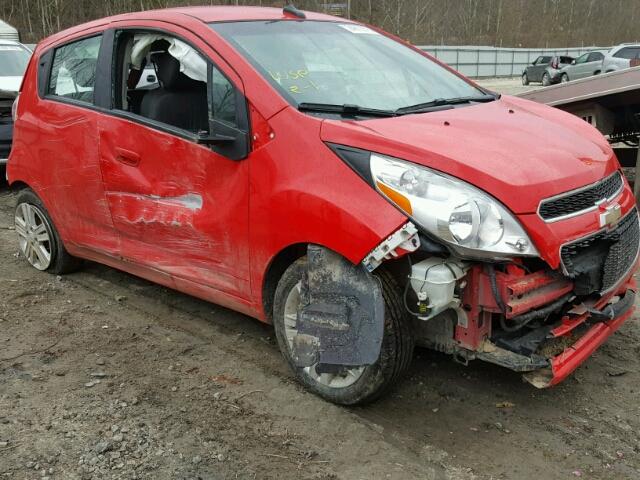 KL8CB6S93DC542163 - 2013 CHEVROLET SPARK LS RED photo 9