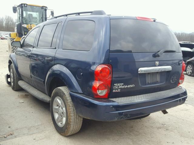 1D4HD48N94F176985 - 2004 DODGE DURANGO SL BLUE photo 3