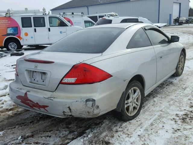 1HGCM71716A005217 - 2006 HONDA ACCORD EX SILVER photo 4