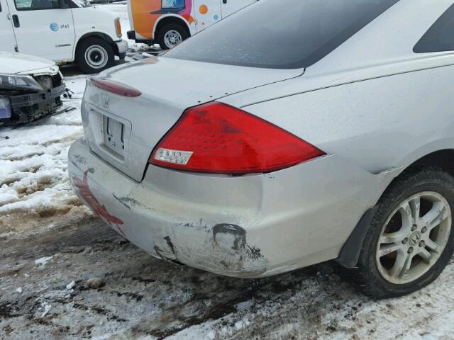 1HGCM71716A005217 - 2006 HONDA ACCORD EX SILVER photo 9