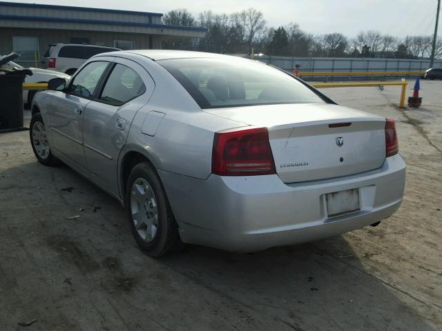 2B3KA43R37H661147 - 2007 DODGE CHARGER SE SILVER photo 2