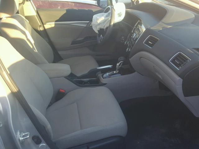 2HGFB2F8XDH547390 - 2013 HONDA CIVIC EX ვერცხლისფერი ფოტო 5
