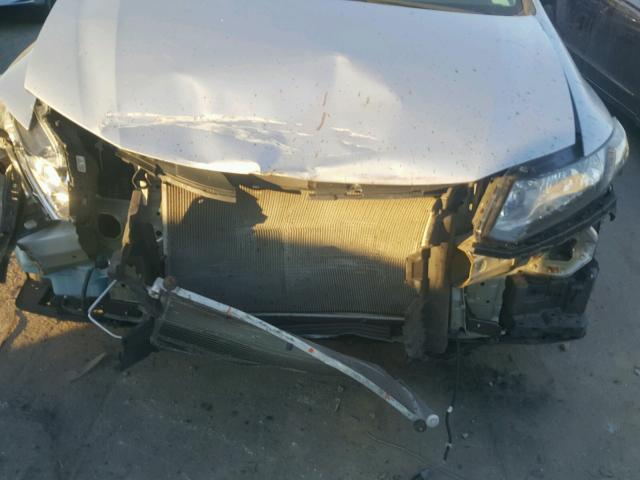 2HGFB2F8XDH547390 - 2013 HONDA CIVIC EX ვერცხლისფერი ფოტო 9