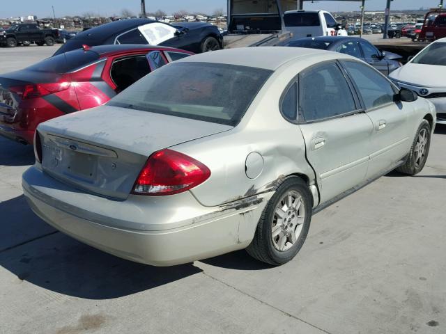 1FAFP53U16A104264 - 2006 FORD TAURUS SE BEIGE photo 4