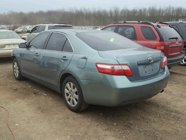 4T1BE46K89U794094 - 2009 TOYOTA CAMRY BASE GREEN photo 3