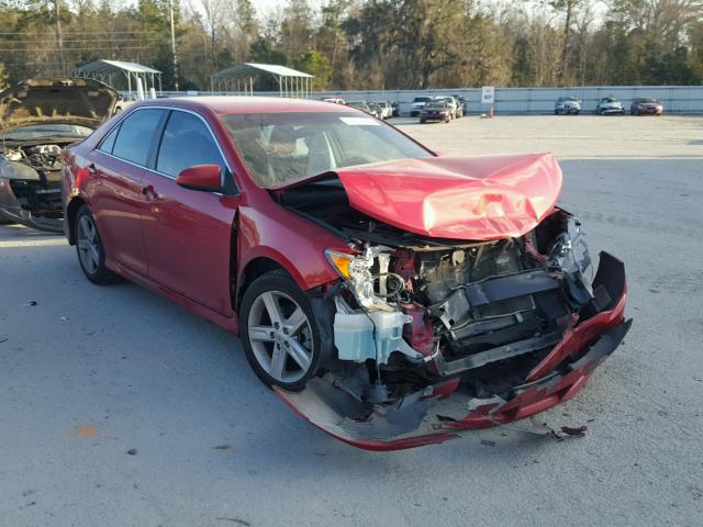4T1BF1FK3CU628651 - 2012 TOYOTA CAMRY BASE RED photo 1