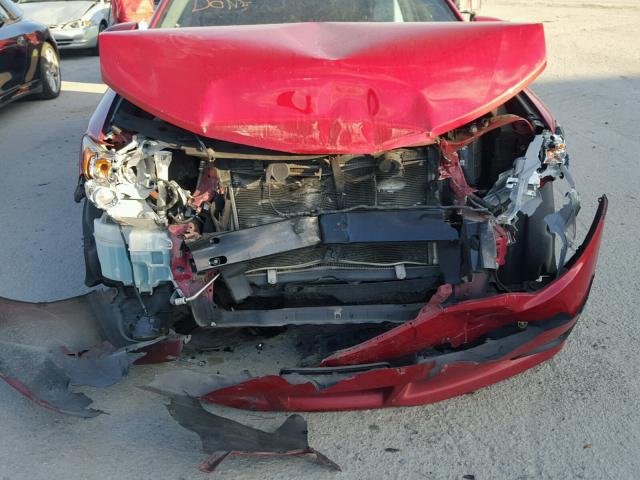 4T1BF1FK3CU628651 - 2012 TOYOTA CAMRY BASE RED photo 7