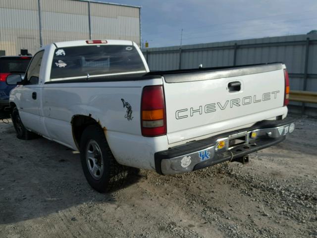 1GCEC14W8YZ311247 - 2000 CHEVROLET SILVERADO WHITE photo 3