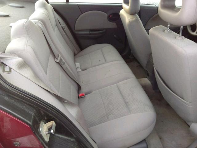 1G8AJ52F65Z142298 - 2005 SATURN ION LEVEL BURGUNDY photo 6