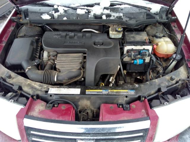 1G8AJ52F65Z142298 - 2005 SATURN ION LEVEL BURGUNDY photo 7