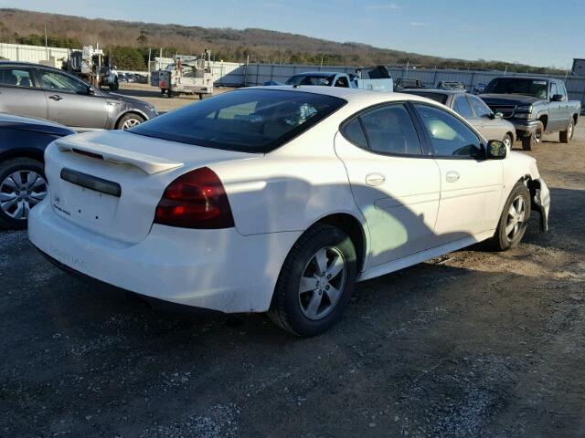 2G2WP552871218896 - 2007 PONTIAC GRAND PRIX WHITE photo 4