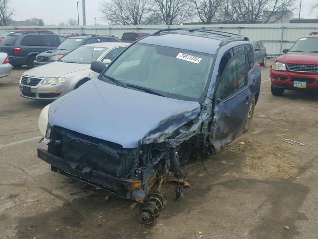 JTMBD33V466017945 - 2006 TOYOTA RAV4 BLUE photo 2