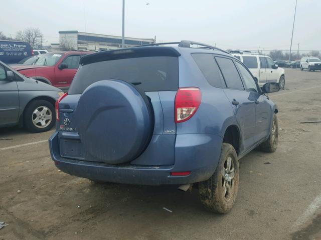 JTMBD33V466017945 - 2006 TOYOTA RAV4 BLUE photo 4