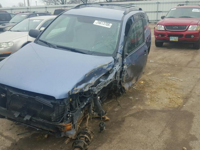 JTMBD33V466017945 - 2006 TOYOTA RAV4 BLUE photo 9