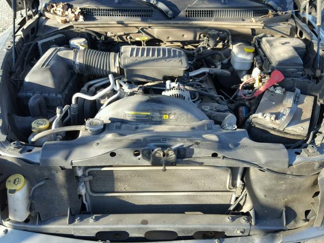 1D3HW58J26S611180 - 2006 DODGE DAKOTA QUA GRAY photo 7