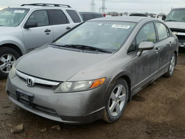 1HGFA16856L076784 - 2006 HONDA CIVIC EX TAN photo 2