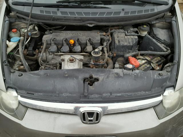 1HGFA16856L076784 - 2006 HONDA CIVIC EX თაფლისფერი ფოტო 7