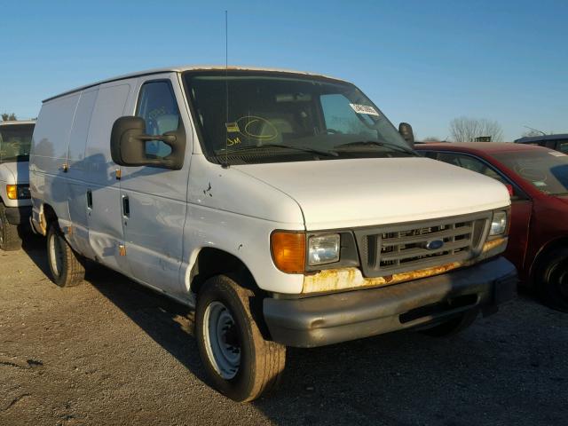 1FTNE14W97DB13833 - 2007 FORD ECONOLINE WHITE photo 1