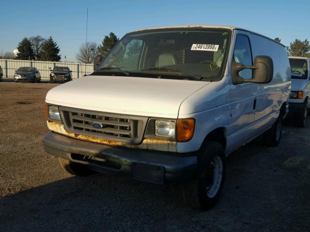 1FTNE14W97DB13833 - 2007 FORD ECONOLINE WHITE photo 2