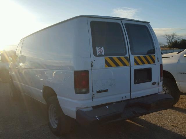 1FTNE14W97DB13833 - 2007 FORD ECONOLINE WHITE photo 3