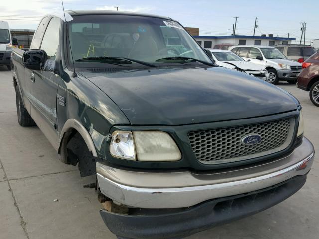 1FTRX17L11NA29035 - 2001 FORD F150 GREEN photo 1