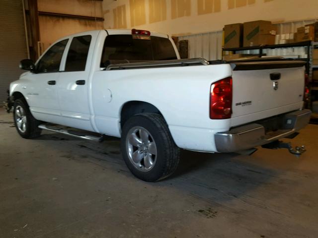 1D7HA18267J501772 - 2007 DODGE RAM 1500 S WHITE photo 3