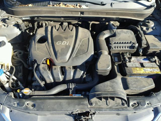 5NPEB4AC8BH141582 - 2011 HYUNDAI SONATA GLS GRAY photo 7