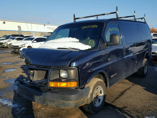 1GTGG25V051176090 - 2005 GMC SAVANA G25 BLUE photo 2