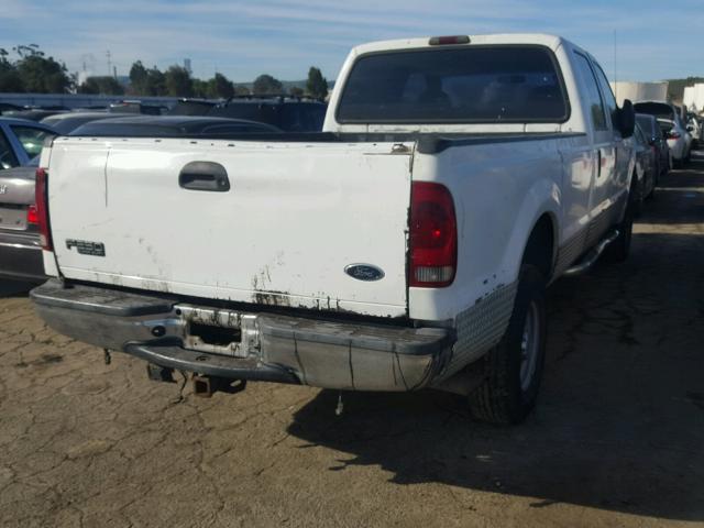 1FTNW21F63EA75893 - 2003 FORD F250 SUPER WHITE photo 4