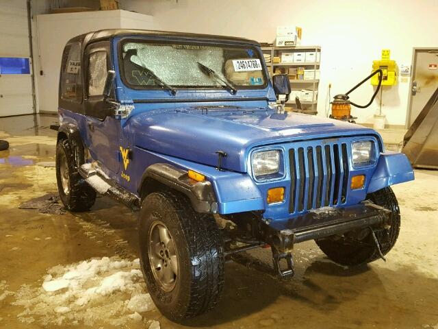 1J4FY19P8SP247862 - 1995 JEEP WRANGLER / BLUE photo 1