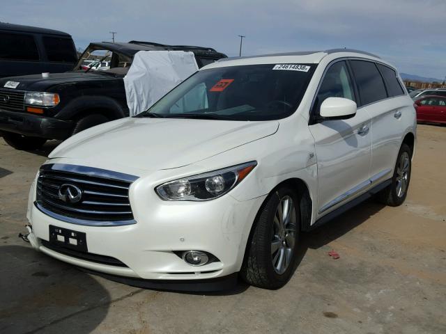 5N1AL0MN3FC516034 - 2015 INFINITI QX60 WHITE photo 2