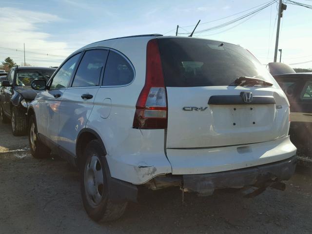 5J6RE48388L045576 - 2008 HONDA CR-V LX WHITE photo 3