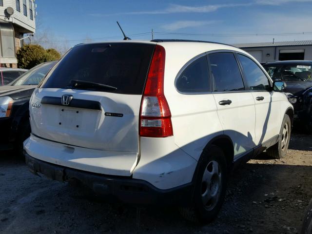 5J6RE48388L045576 - 2008 HONDA CR-V LX WHITE photo 4