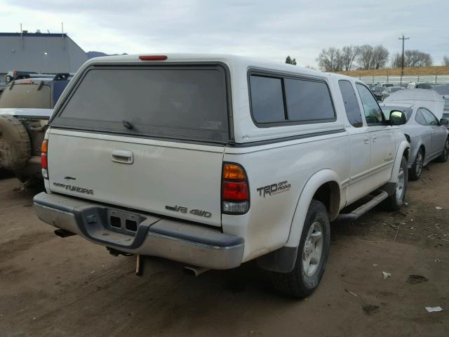 5TBBT48132S288657 - 2002 TOYOTA TUNDRA ACC WHITE photo 4