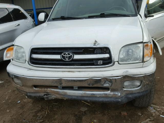 5TBBT48132S288657 - 2002 TOYOTA TUNDRA ACC WHITE photo 7