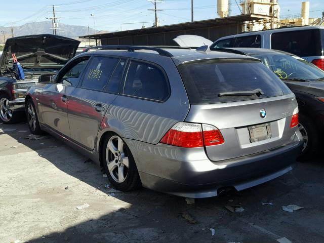 WBAPT735X8CX01657 - 2008 BMW 535 XI GRAY photo 3